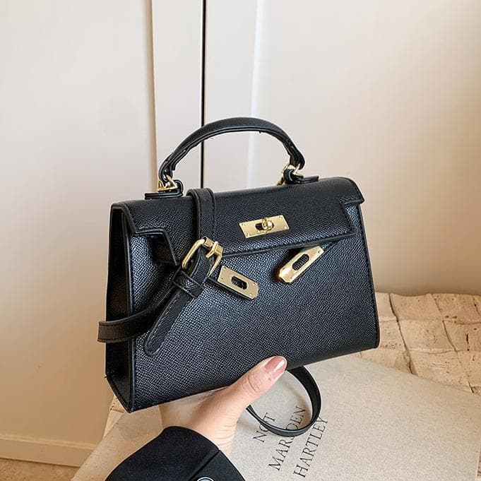 High-End Versatile Handbag for Women 2024 New Simple Trendy Crossbody Bag Korean Style Niche Design Kelly Bag
