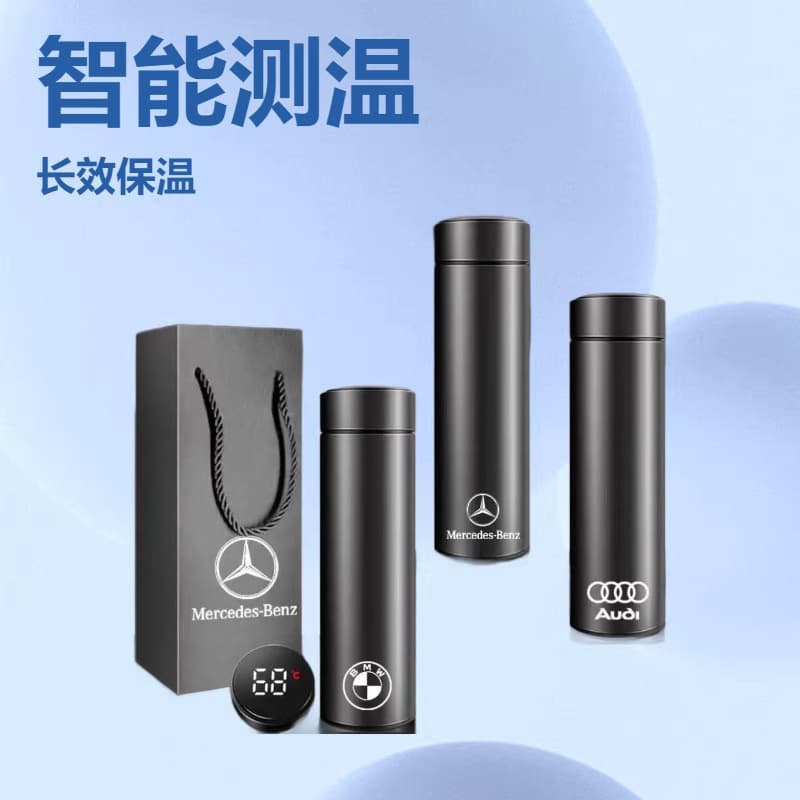 High-Quality Smart Temperature Display Insulated Cup 304 Stainless Steel Water Bottle, Business Gift for Men and Women, Custom Logo Office Cup