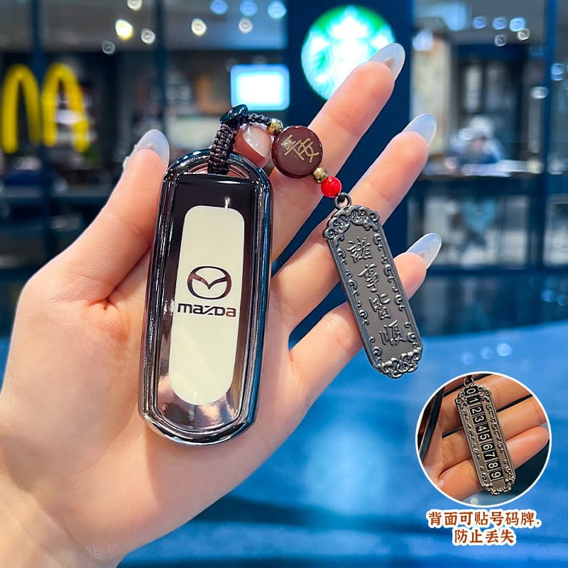 Compatible with Mazda CX4 CX5 CX7 Mazda3 Mazda6 Axela CX8 Atenza Car Key Case Cover Shell Buckle