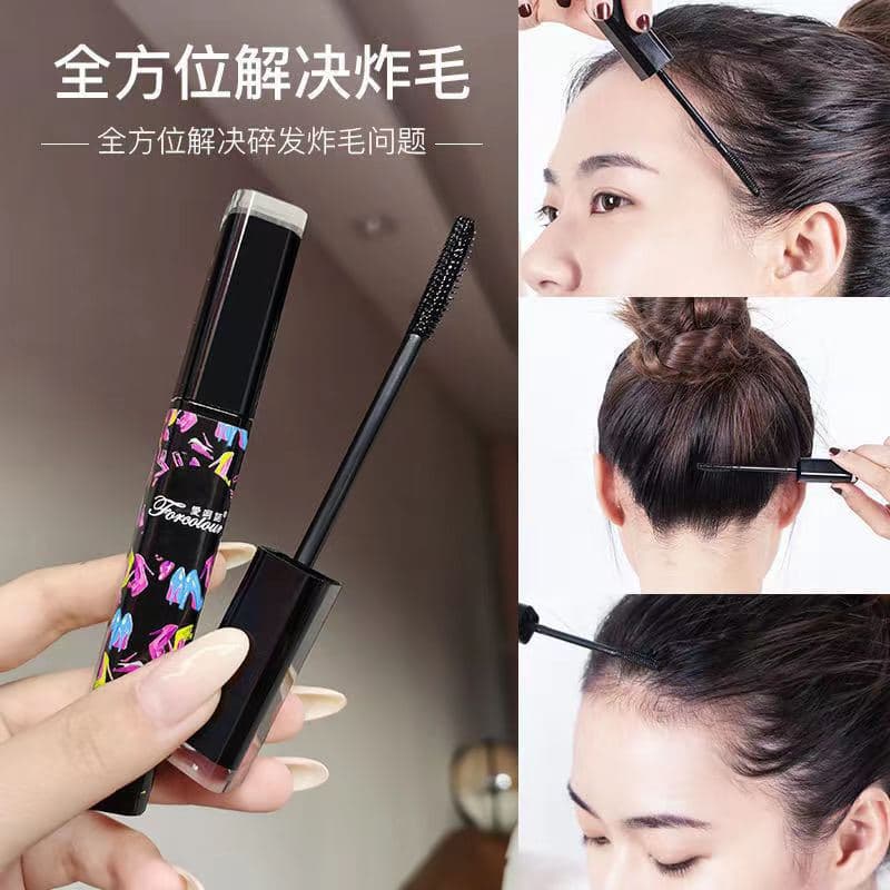 Flyaway Hair Styling Cream, women's anti-frizz volumizing hair fixative, specialized gel for children, fixing wax stick.
