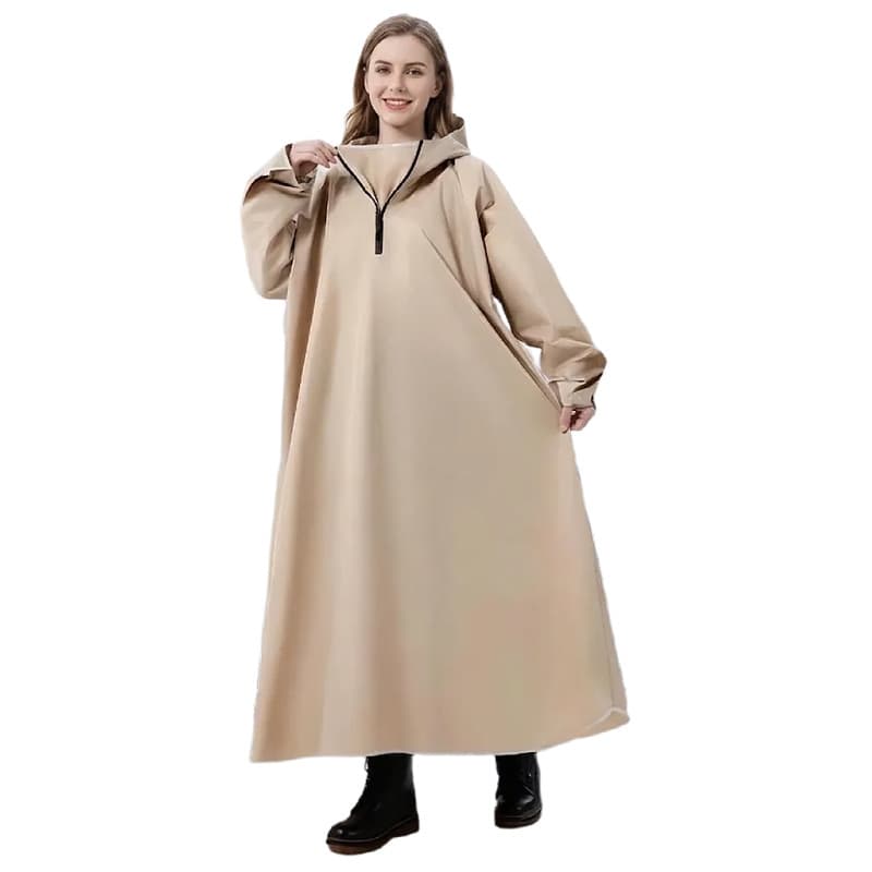 Electric vehicle raincoat thickened and lengthened full body rainproof adult sleeved riding motorcycle battery car poncho raincoat