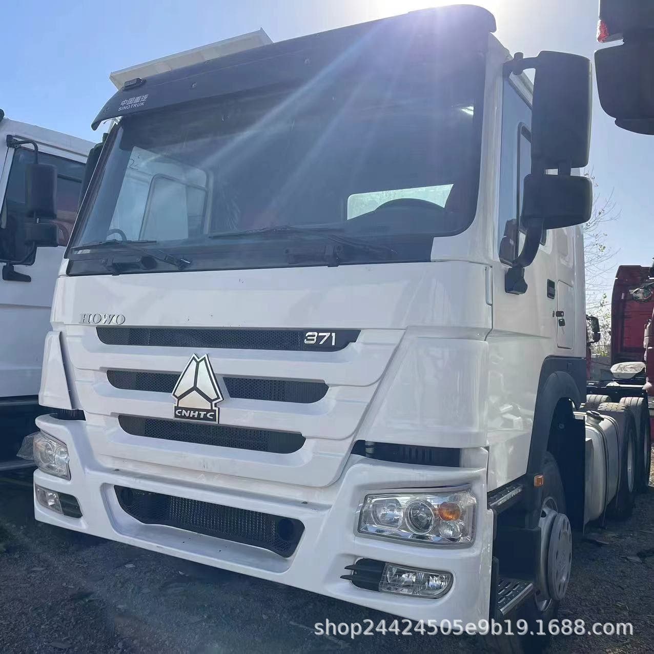 Long-Term Sale: HOWO Trailer Head, Used 10-Wheel Cargo Transport Head, 380HP Tractor Truck Head