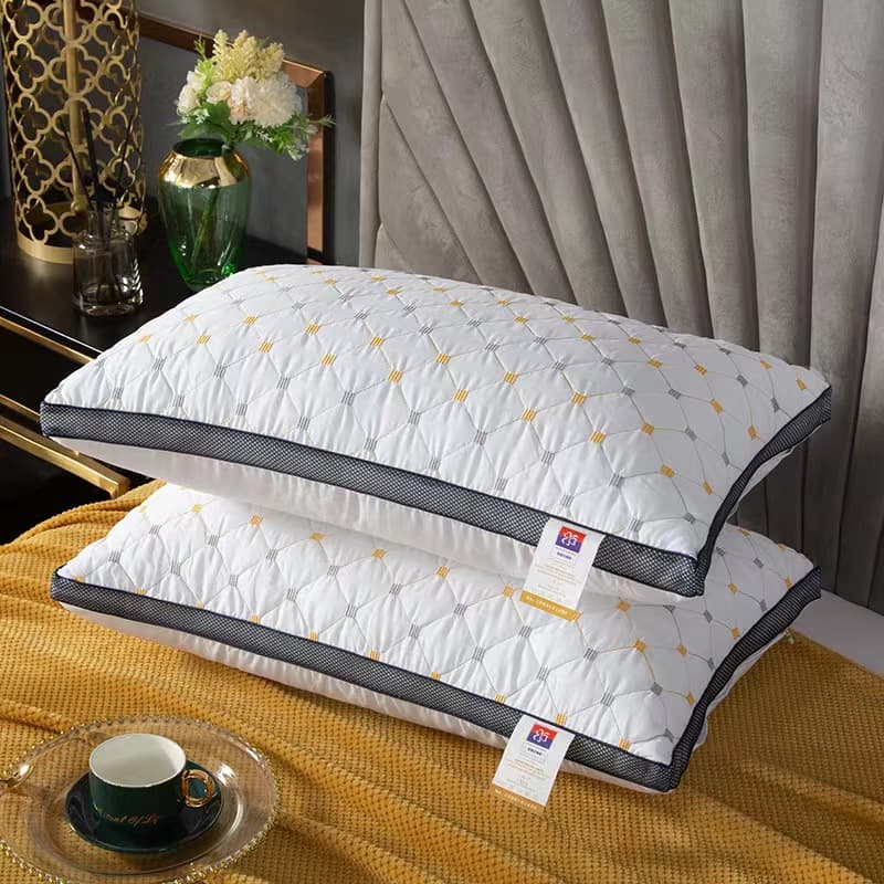 Manufacturer direct five-star hotel pillow single dormitory home use hotel inn homestay pillow core pillow pair set