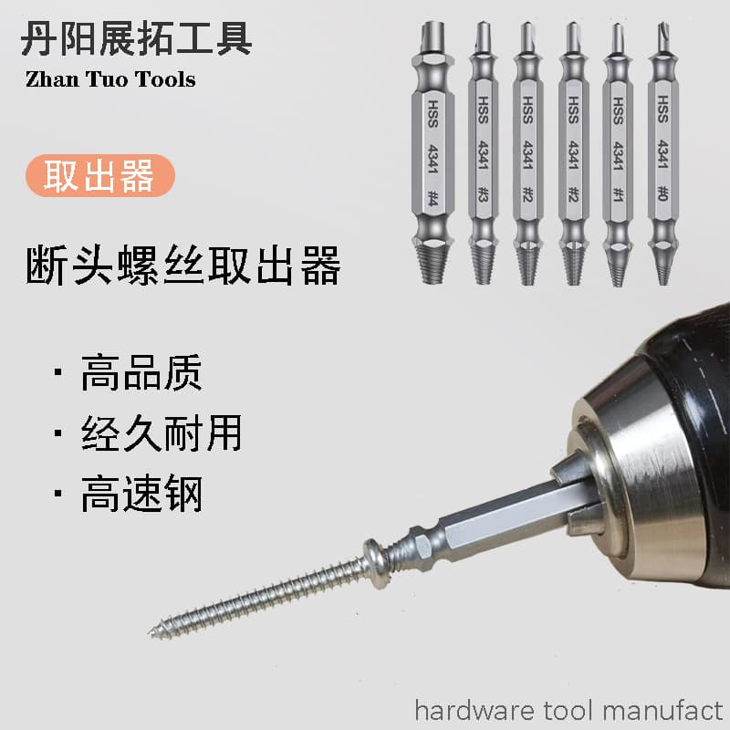 Broken Screw Extractor Kit Universal Stripped Screw Remover Set for Tap Removal and Disassembly