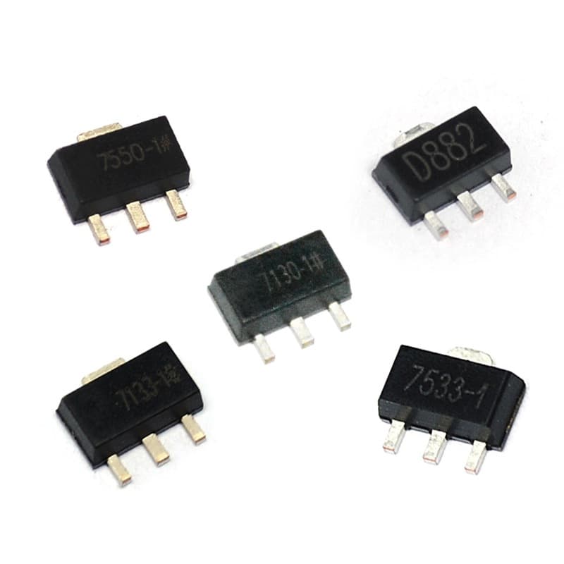 Three-Terminal Voltage Regulator 78L05 78L05/HT7550/7150/7130A D882 Transistor SOT-89
