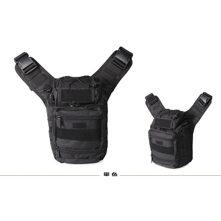 Outdoor Sports Military Fan Saddle Bag Tactical Single Shoulder Backpack Chest Bag Water-Resistant Wear-Resistant Crossbody Camera Bag Pelican Saddle Bag