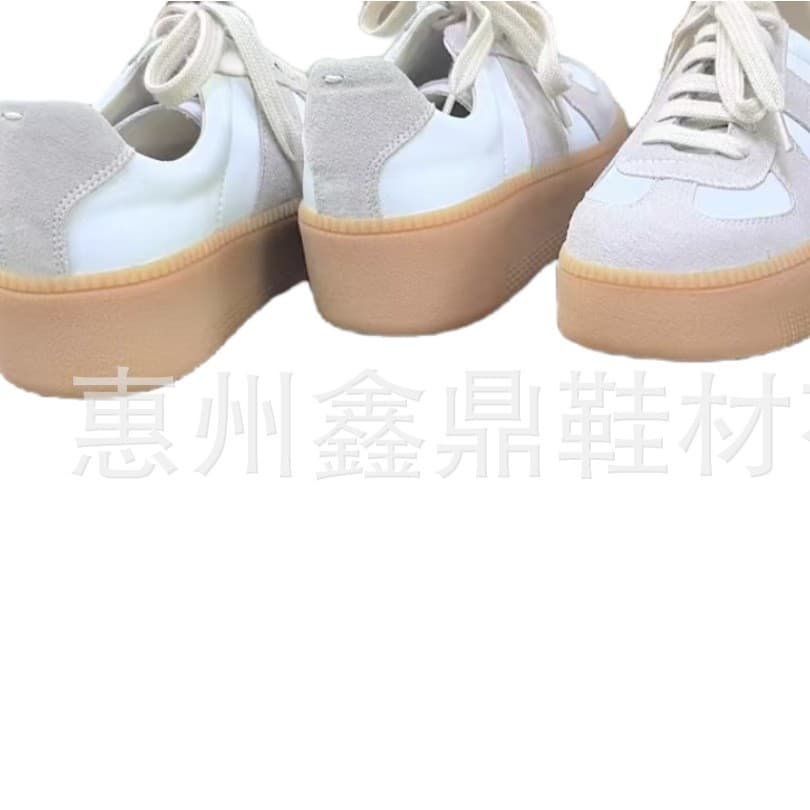 Direct from Manufacturer Retro Thick-Sole German Training Shoes for Women, Versatile Lace-Up Casual Sports Shoes Flat Forrest Gump Sneakers