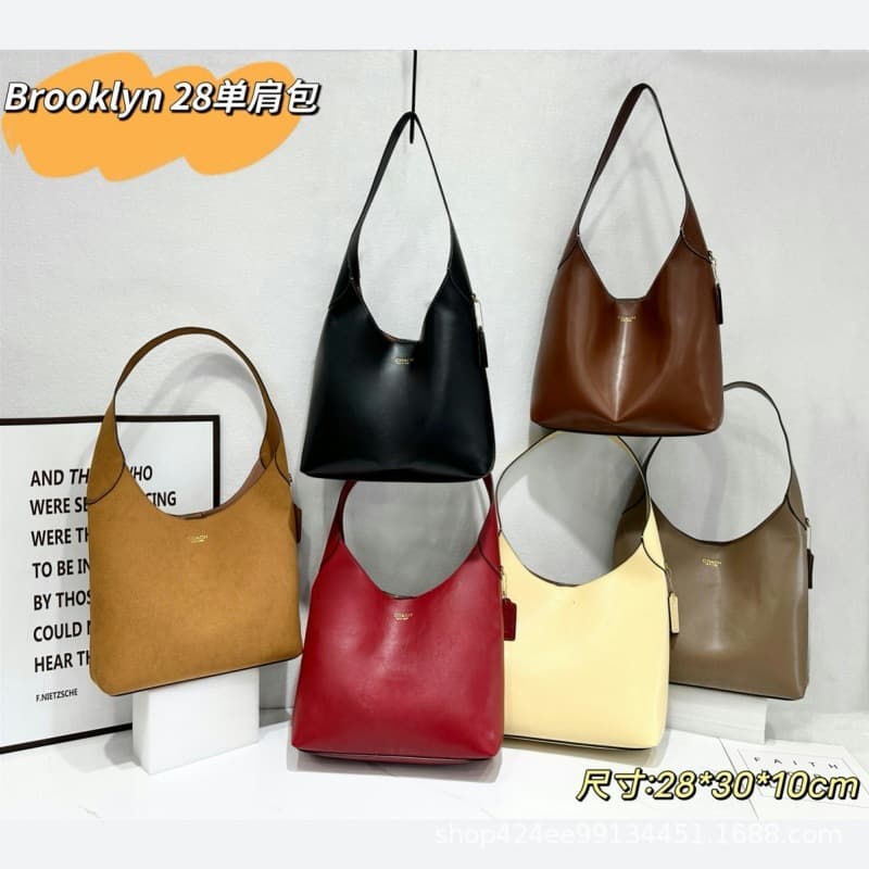 Kou family's same style single shoulder armpit bag, commuter high-end versatile lazy style handheld tote bag, large capacity single shoulder women's bag
