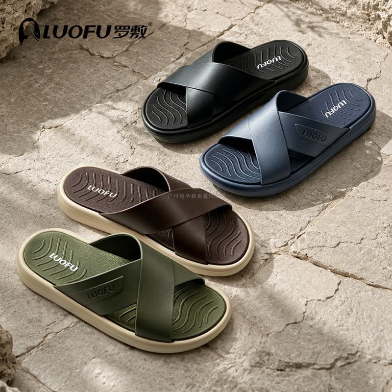 LUOFU Men's EVA Thick Sole Non-Slip Sandals Summer Outdoor Lightweight Casual Flip Flops
