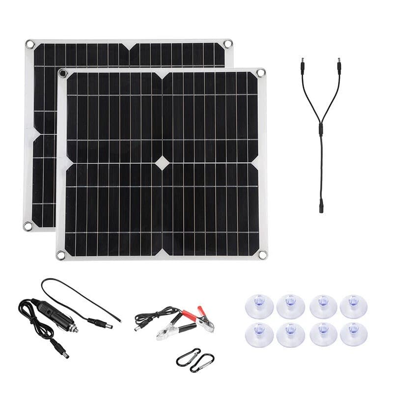 Foldable Solar Panel Outdoor Portable Charging Panel 50W 18V Solar Folding Panel Solar Photovoltaic