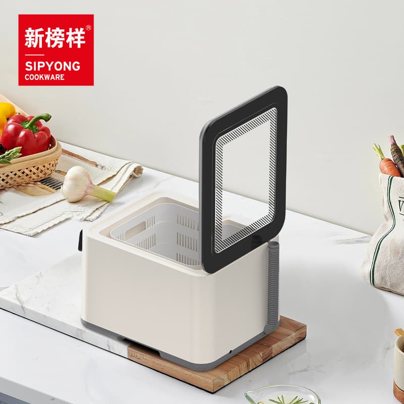 10L Smart Fruit and Vegetable Washer - Automatic Home Ingredient Purifier with Disinfection and Pesticide Removal