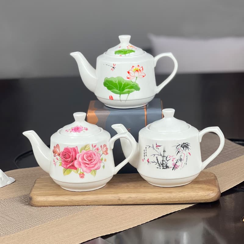 Household Small Teapot Heat-Resistant and Explosion-Proof Two-Person Tea Pot Small Capacity Office Filter Tea Kettle Wholesale