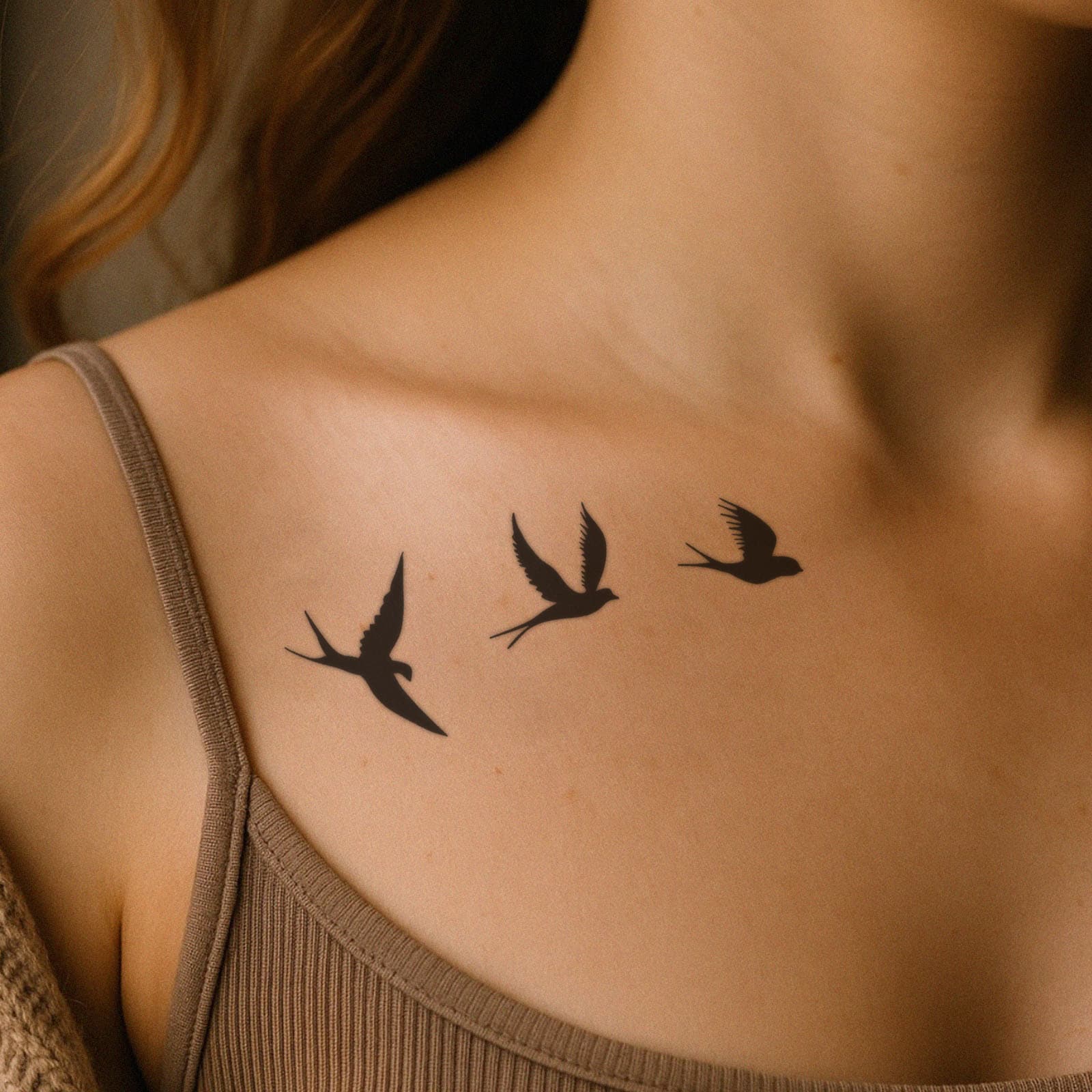 Cool Star Starburst Tattoo Sticker Niche High-End Waterproof Long-Lasting Student-Friendly Non-Reflective Unisex Tattoo