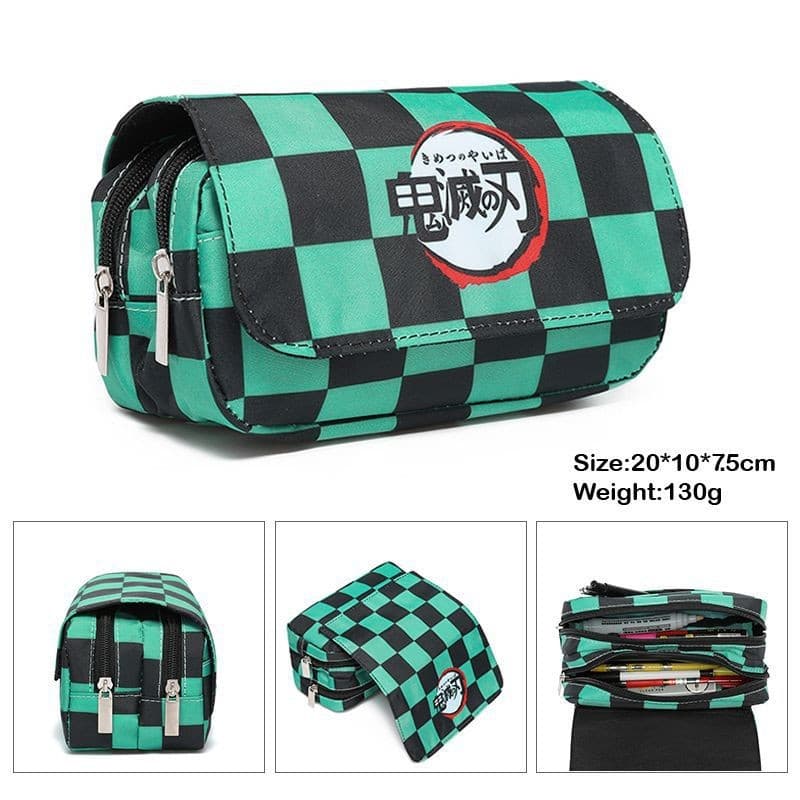 3D New Peripheral Anime Double-Layer Pencil Case for Primary and Middle School Students Cartoon Pencil Case Little Snail