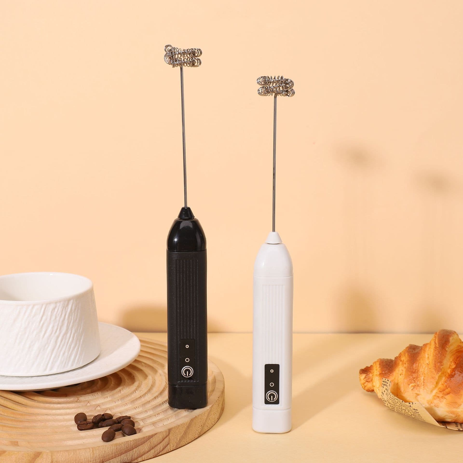 Household Food-Grade Electric Milk Frother Egg Beater Wireless Small Handheld Mixer Coffee Milk Frother Wholesale
