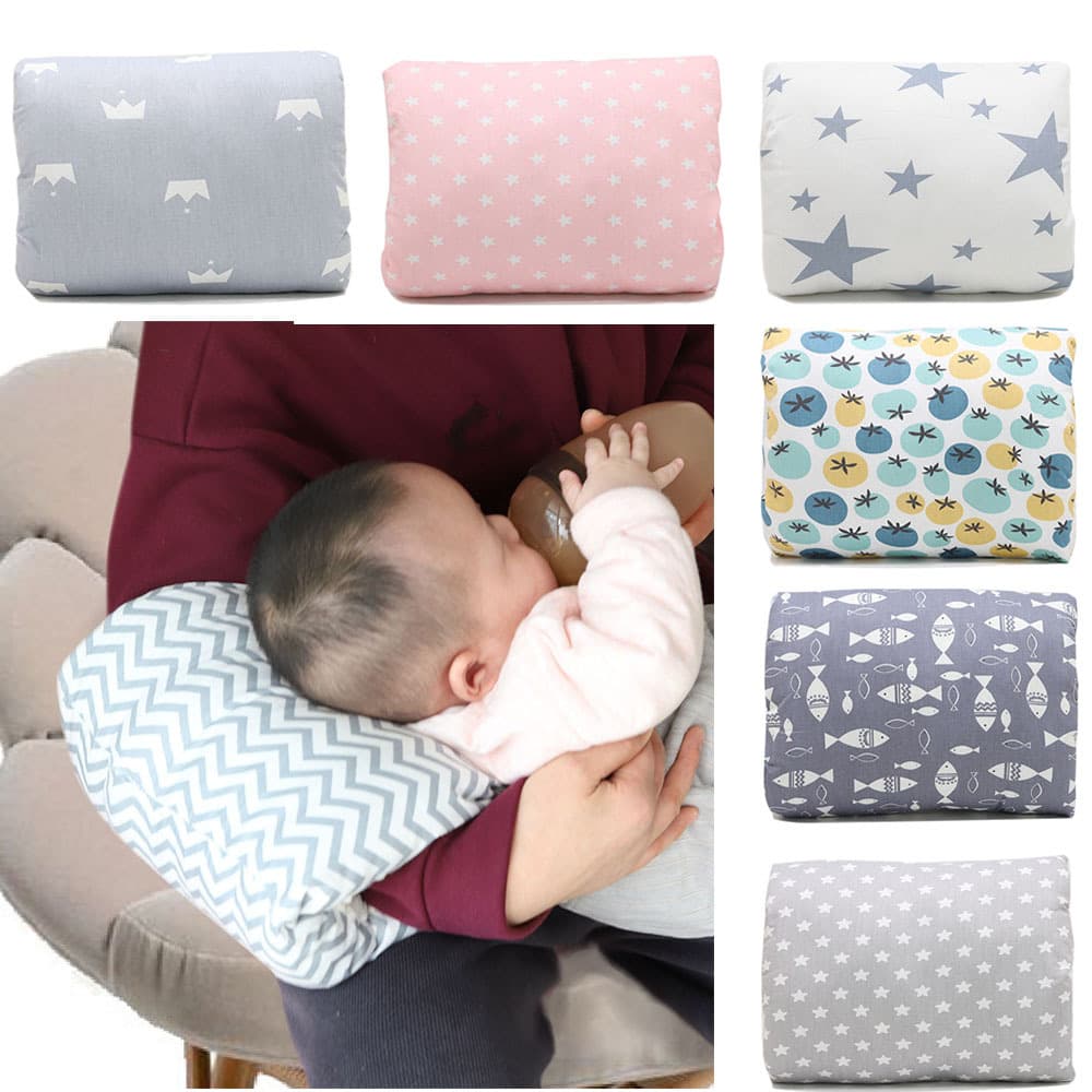 Pure Cotton Fleece-Lined Thickened Soft Comfortable Baby Feeding Pillow Arm Pillow Nursing Maternity Supplies