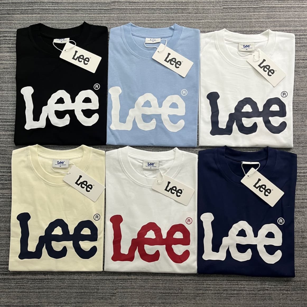 Korean Niche Trendy Brand Lee Wang Yibo Kim Bora Same Style Classic Logo Relaxed Round Neck Pure Cotton Short Sleeve T-Shirt for Women