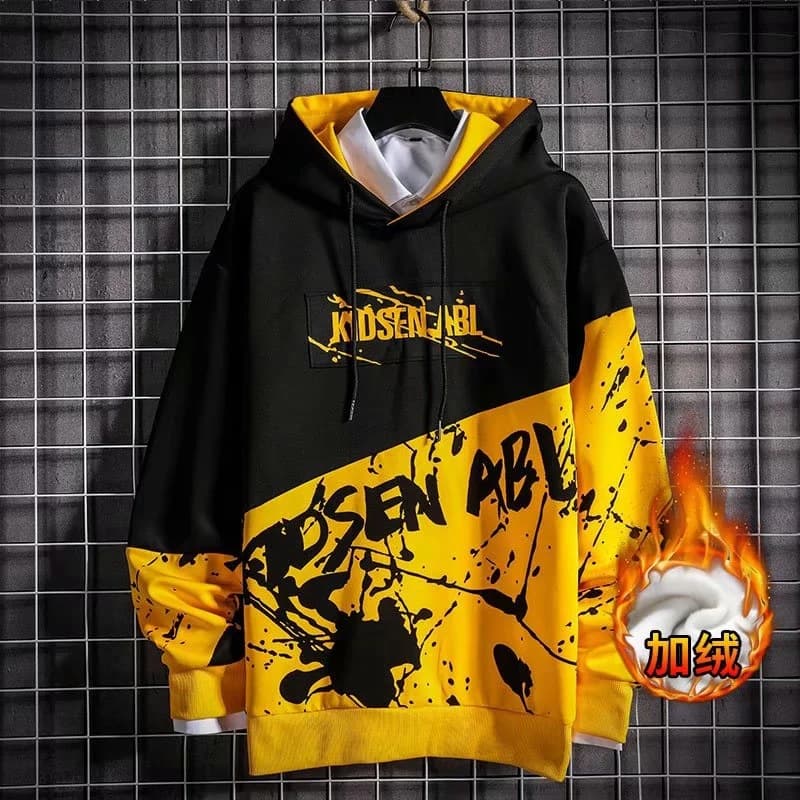 Japanese Hip Hop Hoodie for Men Trendy Long Sleeve Top Ins Spring Summer New Loose Jacket Casual Hoodie