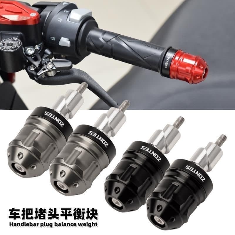 Aluminum Handlebar End Caps Balance Block for Yamaha NMAX155/125 AEROX/NVX Modification