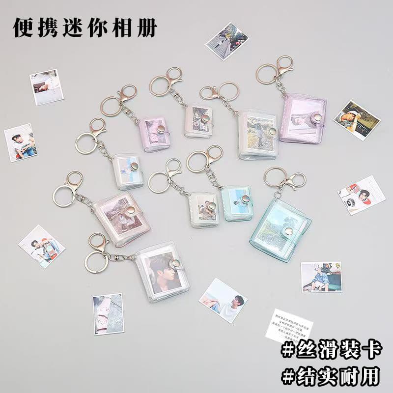 High-Portability Mini Photo Album for 1-inch, 2-inch Keychain, My Little Pony Fan Star Sticker Collection