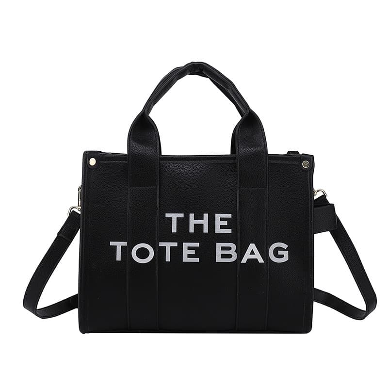 Structured Tote Bag, Large Capacity Handbag, Crossbody Minimalist Letter Shoulder Bag, Niche Light Luxury Sling Bag