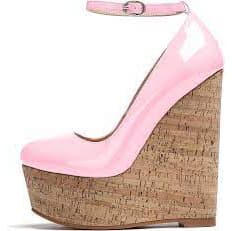 Heightened Wedge Thick Sole Women's Shoes 16cm Wedge Pumps