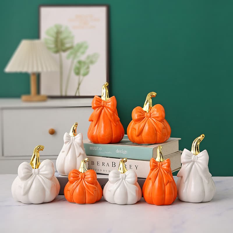 New Pumpkin Ceramic Fertility Ornament Bedroom Living Room Wedding Gift Home Decor