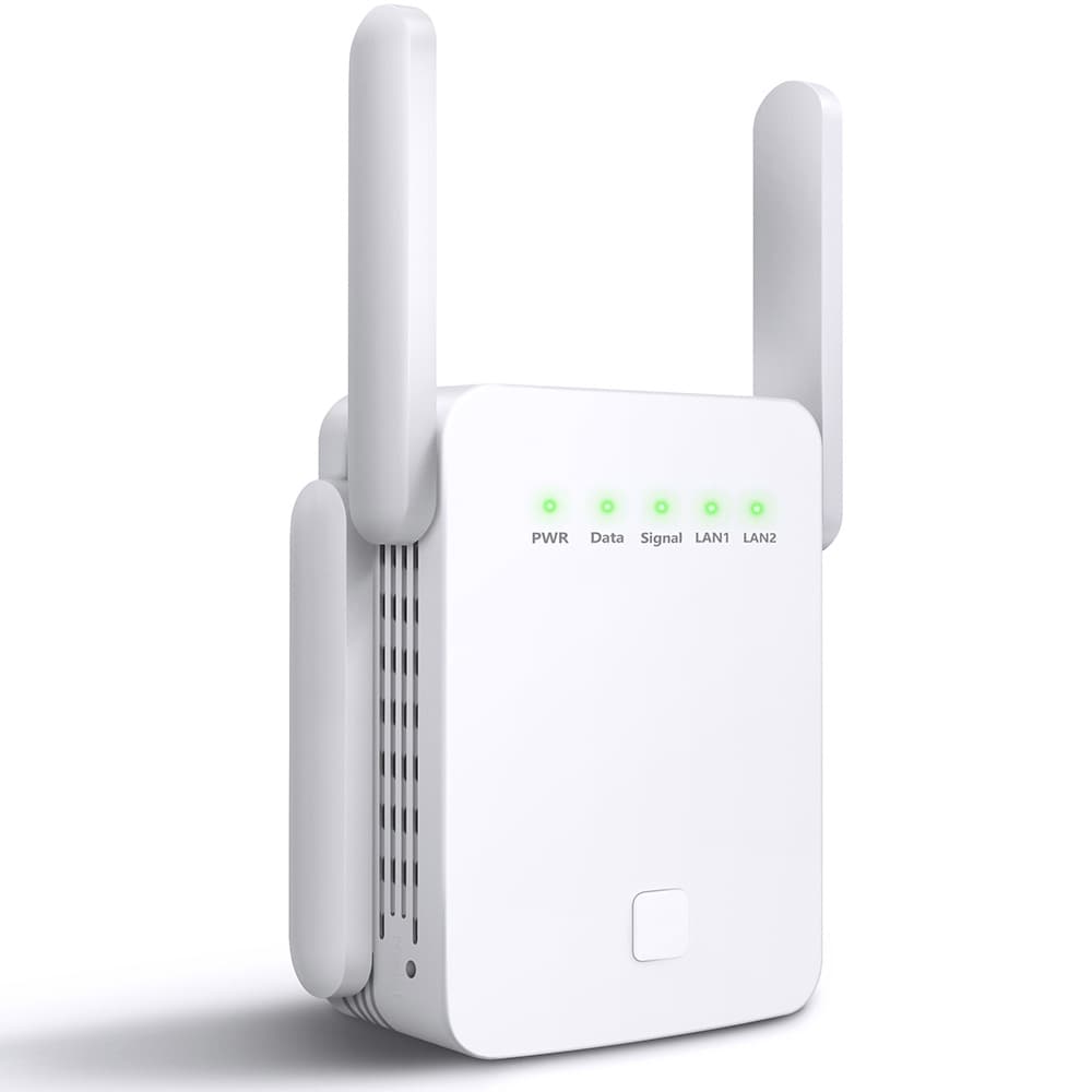 Upgraded Enhanced 1200M Dual-Band WiFi Repeater 5G Wireless Signal Amplifier WiFi Extender