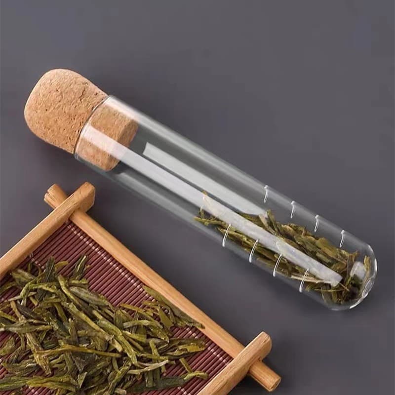Transparent Glass Test Tube Tea Strainer, Lazy Tea Drinking/Brewing Gadget, New Popular Tea Accessories