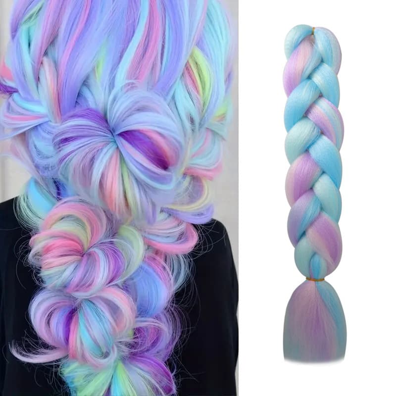 Export Four-Color African Jumbo Braid Hair, Synthetic Fiber Wholesale High-Temperature Silk Dreadlocks