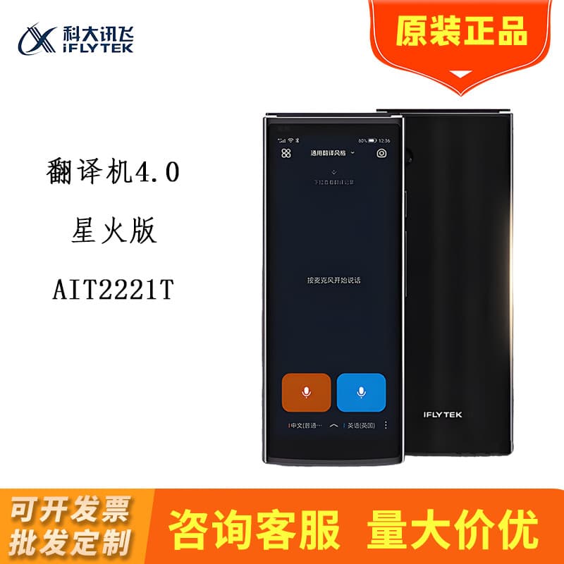 iFLYTEK Translator 4.0 Spark Edition Multilingual Offline Voice Photo Smart Translator Pen