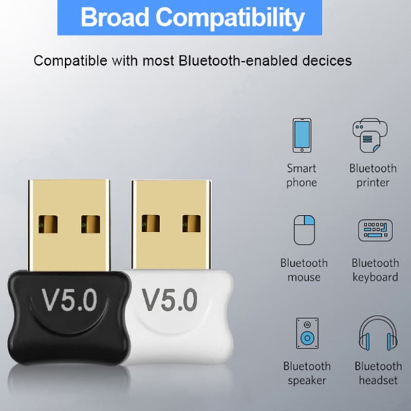 Bluetooth adapter USB adapter bluetooth desktop computer notebook Bluetooth 5.0 receiving transmitter