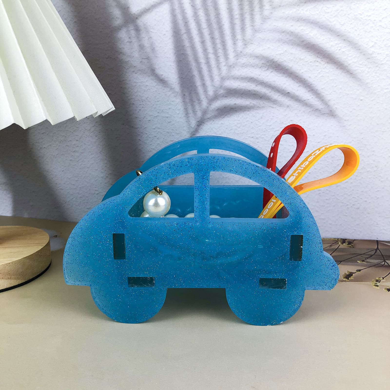 X0358 car storage box decoration mold, DIY silicone mold
