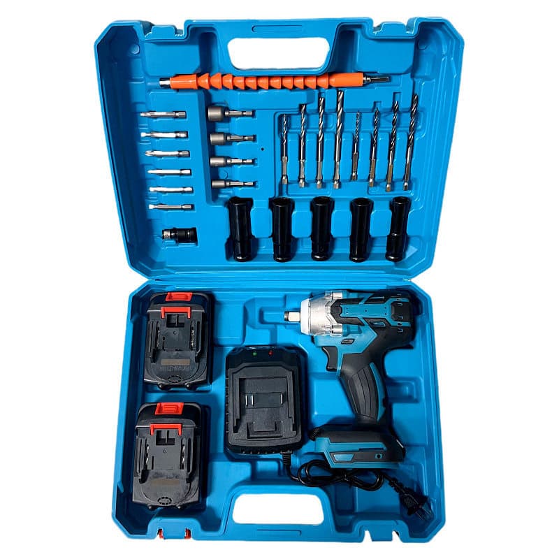 Lithium Battery Brushless High Torque Electric Wrench Screwdriver Charging Wrench High Torque Impact Wrench Consult Tieming