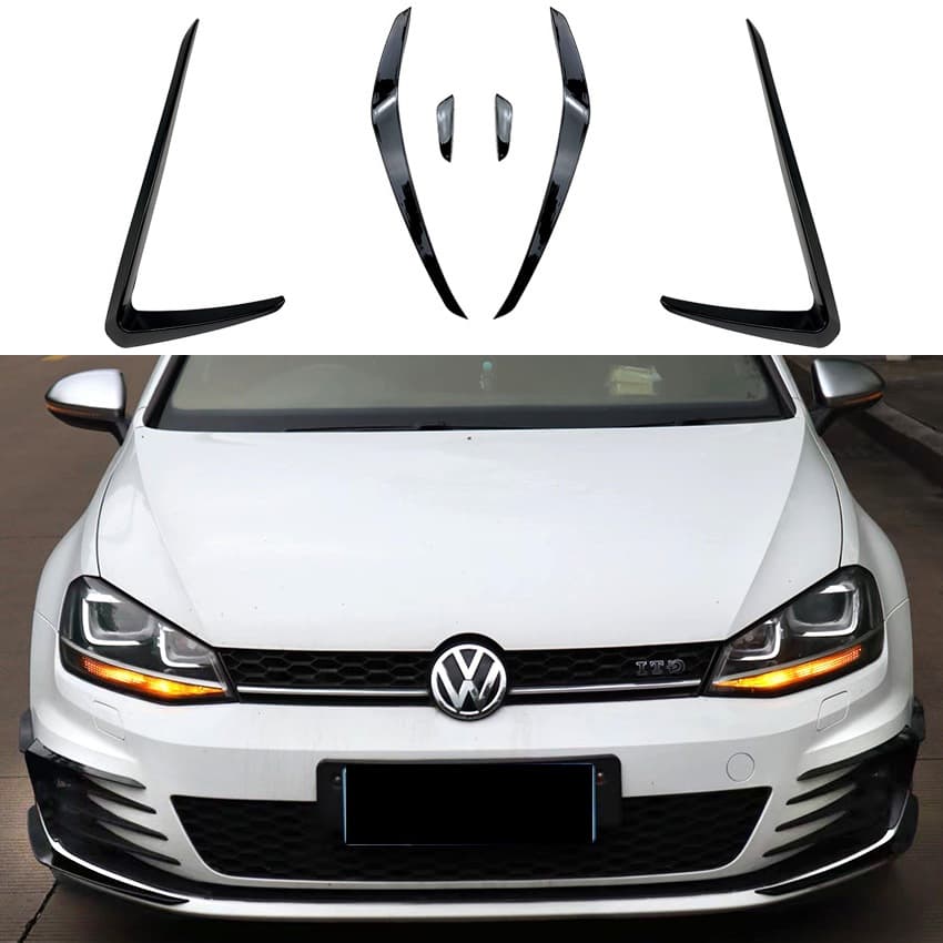 Fit for Volkswagen Golf 7 MK7 GTI 2013-2016 Front Bumper Canards Grille Spoiler Modification
