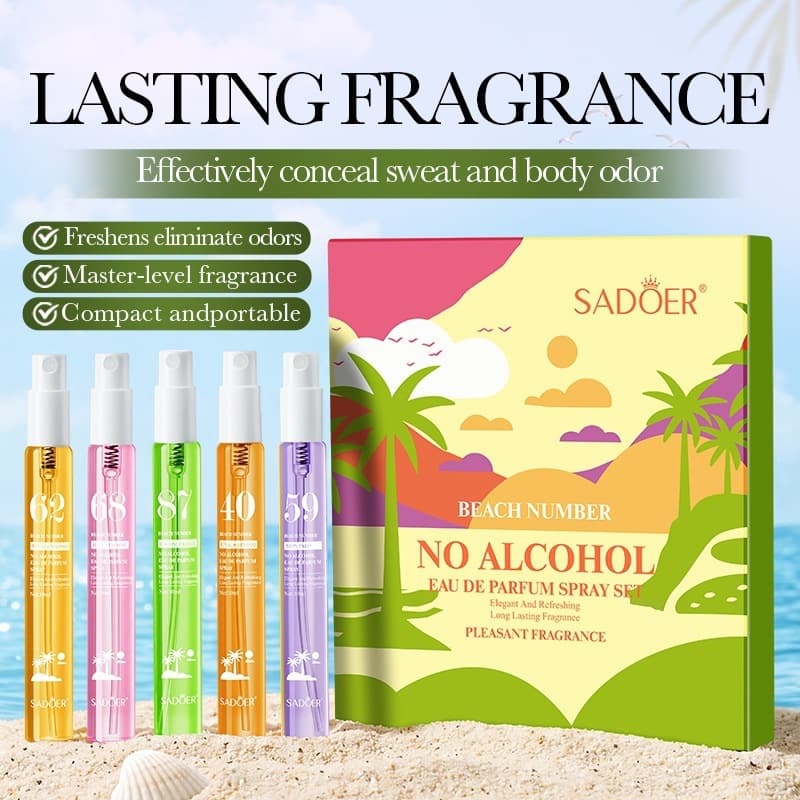 Cross-border perfume brand Brazilian digital perfume alcohol-free hair and body fragrance spray set women's perfume
