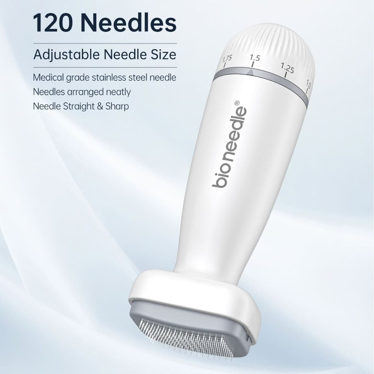 Factory wholesale bio needle 120A stamp micro-needle adjustable needle length serum infusion direct plug-in