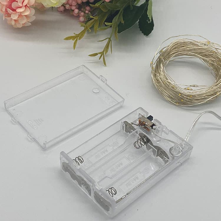 LED Battery Box Copper Wire String Lights LED Copper Wire Bubble Ball Waterproof Battery Box USB String Lights