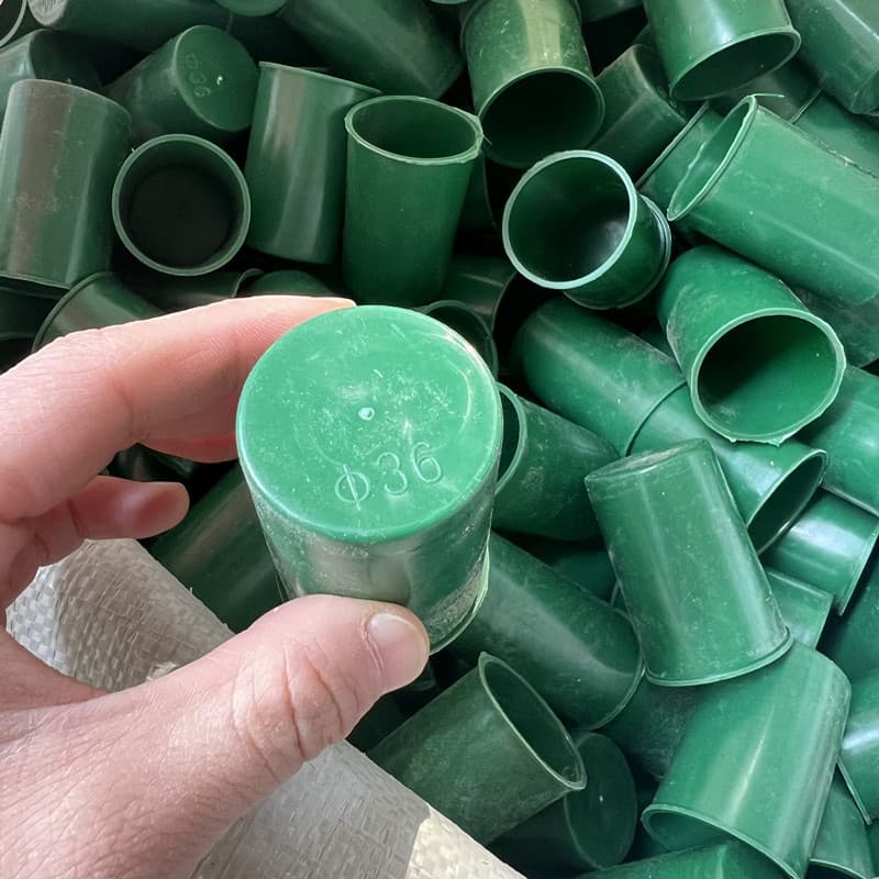 5cm Extended Rebar Thread Head Protective Cap, Plastic Extended Protective Cap, 32mm Rebar Coupler Green Extended Cap