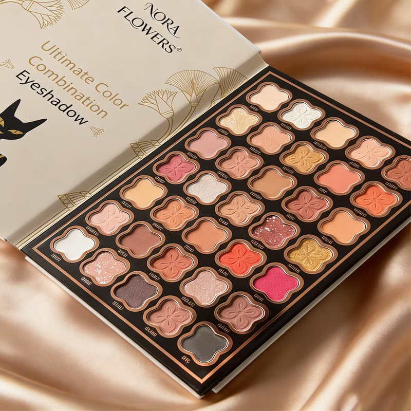 Portable Book-Shaped Makeup Palette All-in-One Cosmetics Set Hot-Selling Overseas Makeup Products Wholesale Export