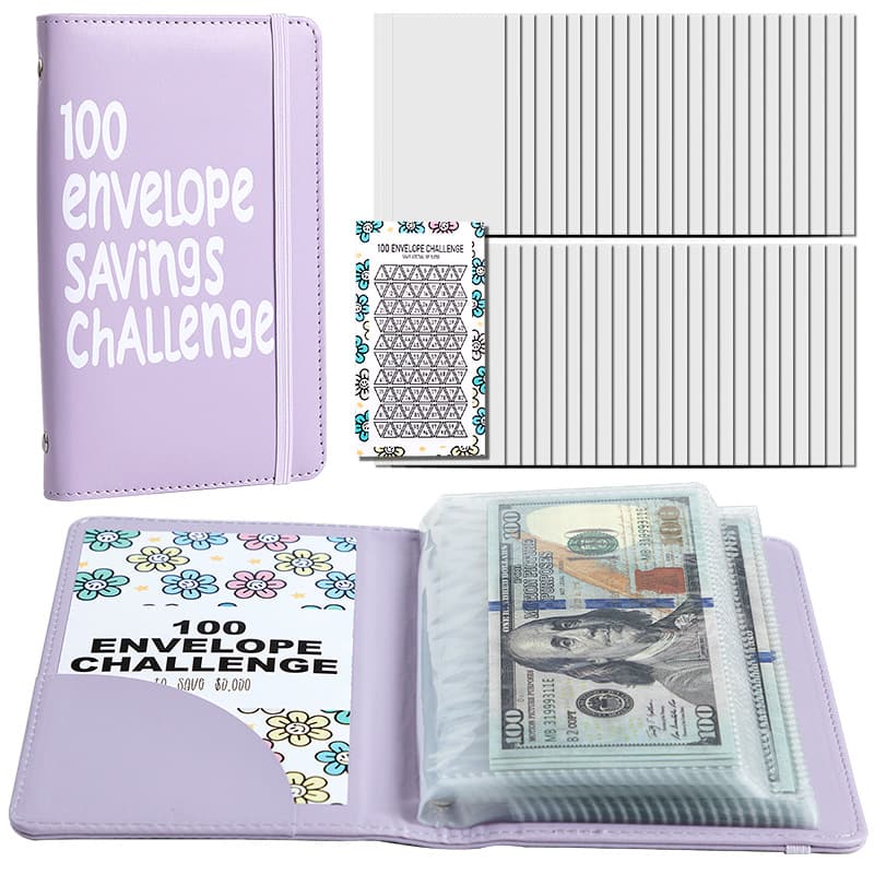 Temu Exclusive A6 Money Saving Book 100 Days Money Saving Envelope Budget Book