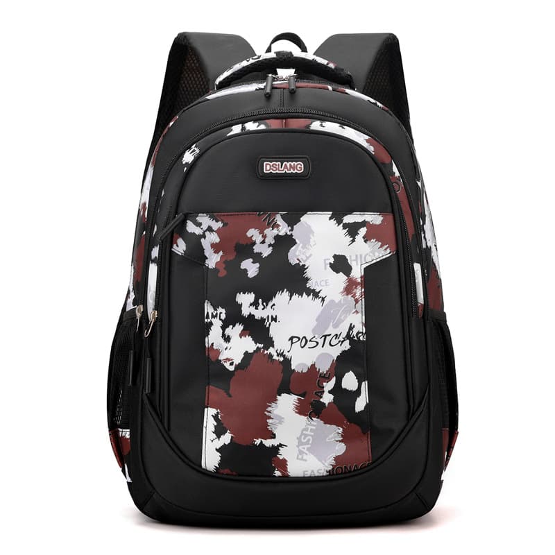 College Student Backpack Fits Laptop Korean Style Large Capacity Men's Minimalist Versatile Backpack Business Commute Shoulder Bag