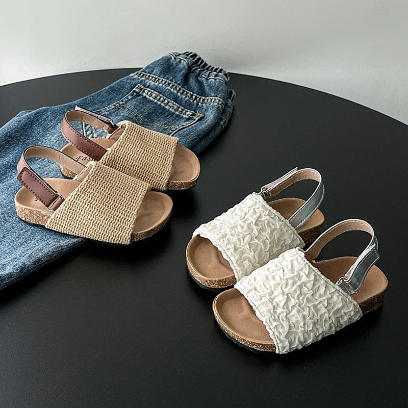 Large Size Flat Mule Sandals with One Strap, Birkenstock-Style, 2026 Summer New Model, Open-Toe Beach Shoes for Women