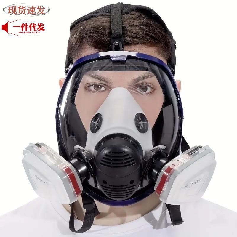 Gas mask paint pesticide chemical fire formaldehyde polishing dust decoration protective mask cross-border a generation of hair