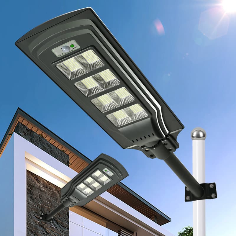 Outdoor Solar Courtyard Street Light Integrated Floodlight, Human Sensor LED Light, New Rural Zhongshan Source