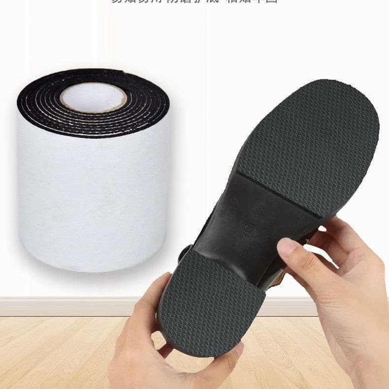 Silent Sole Stickers, Rubber Anti-Slip, Wear-Resistant and Anti-Wear Protection Heel Stickers, Thick Heel Silencer Heel Anti-Sound Tape Stickers