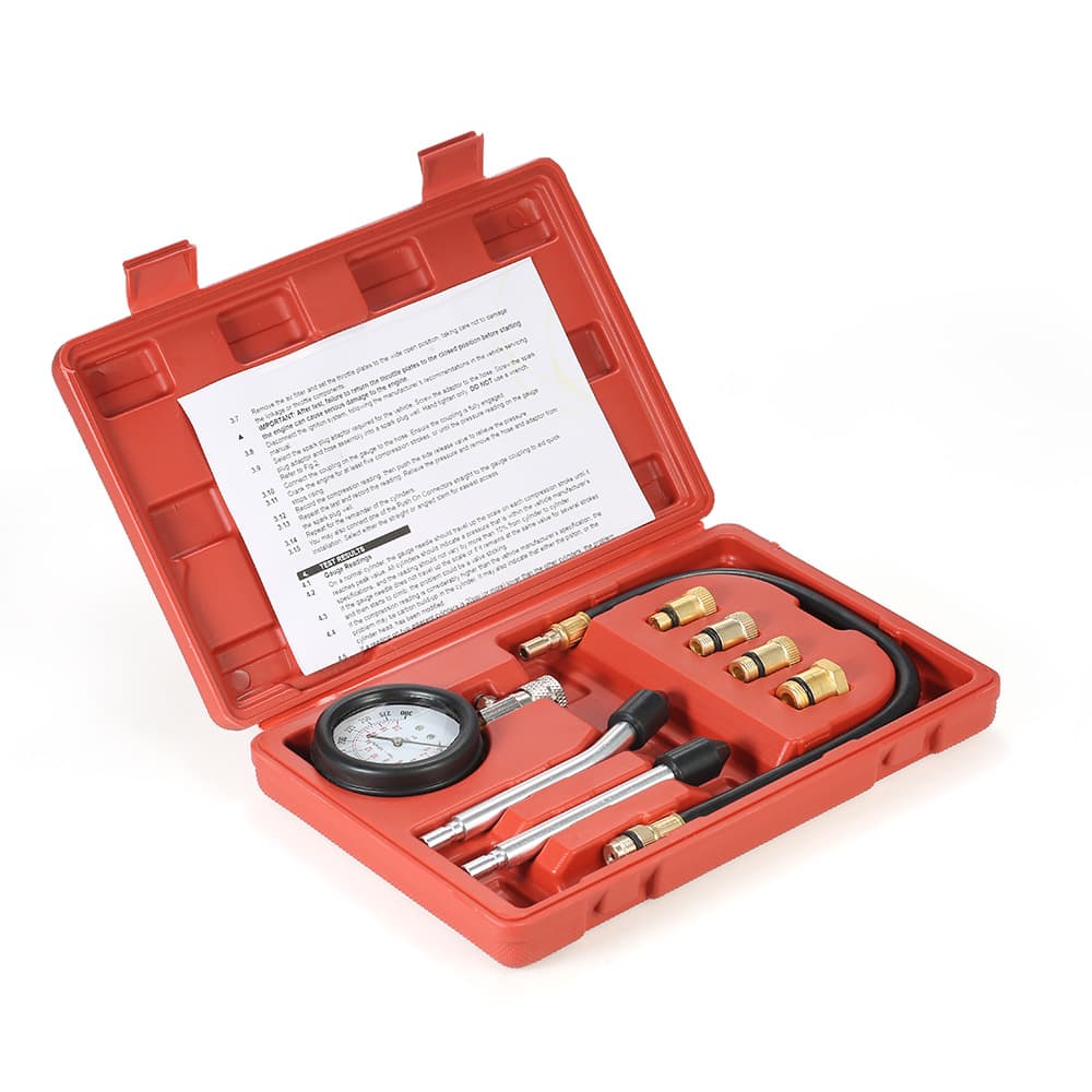 Dual-Purpose Cylinder Pressure Gauge Automotive Test Kit for Motorcycle Cylinder Pressure Detection