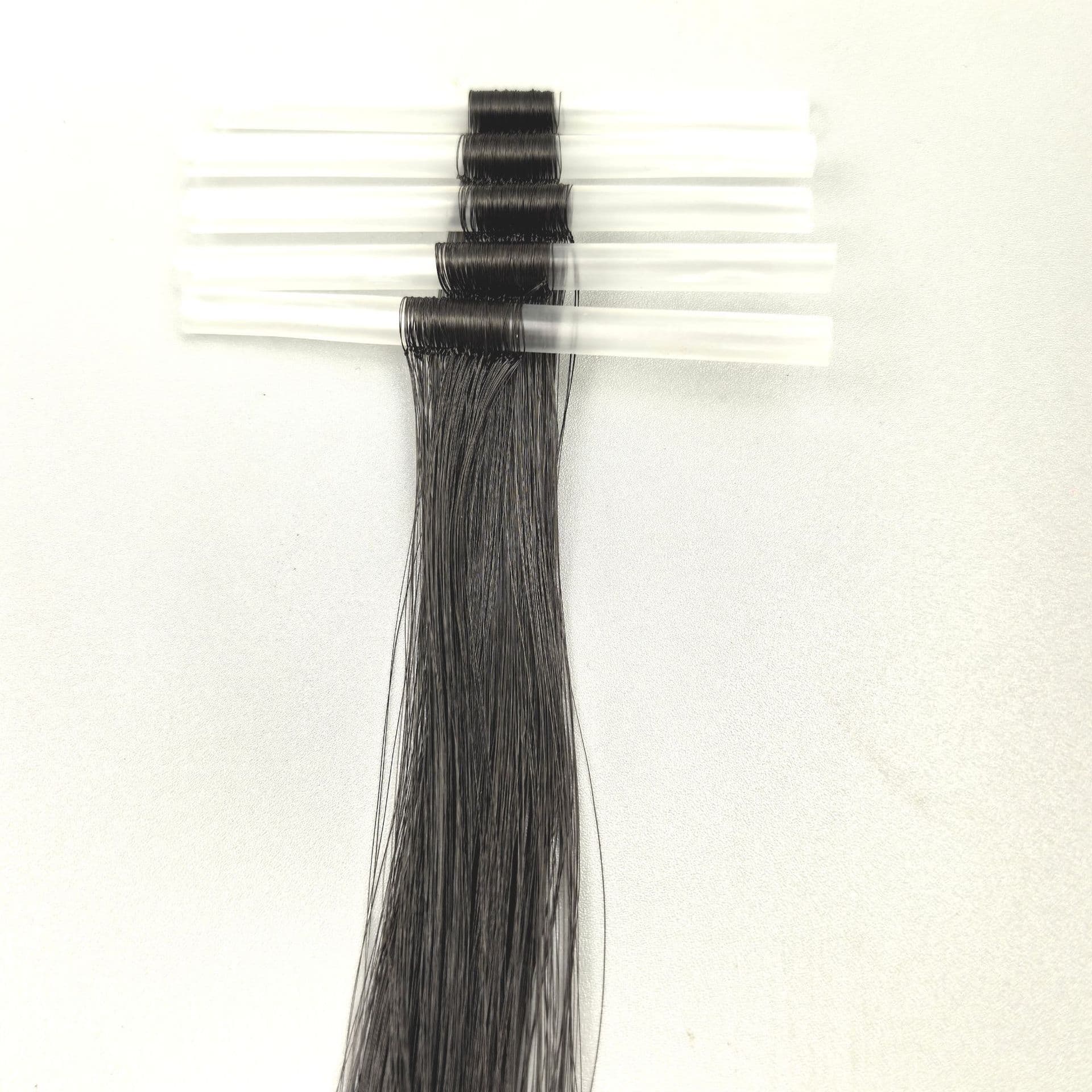 Qingdao Physical Hair Extension Protein Silk Fairy Silk Futura Seamless Hair Extension Wet Sandblasting Zero-Sense Hair Extension