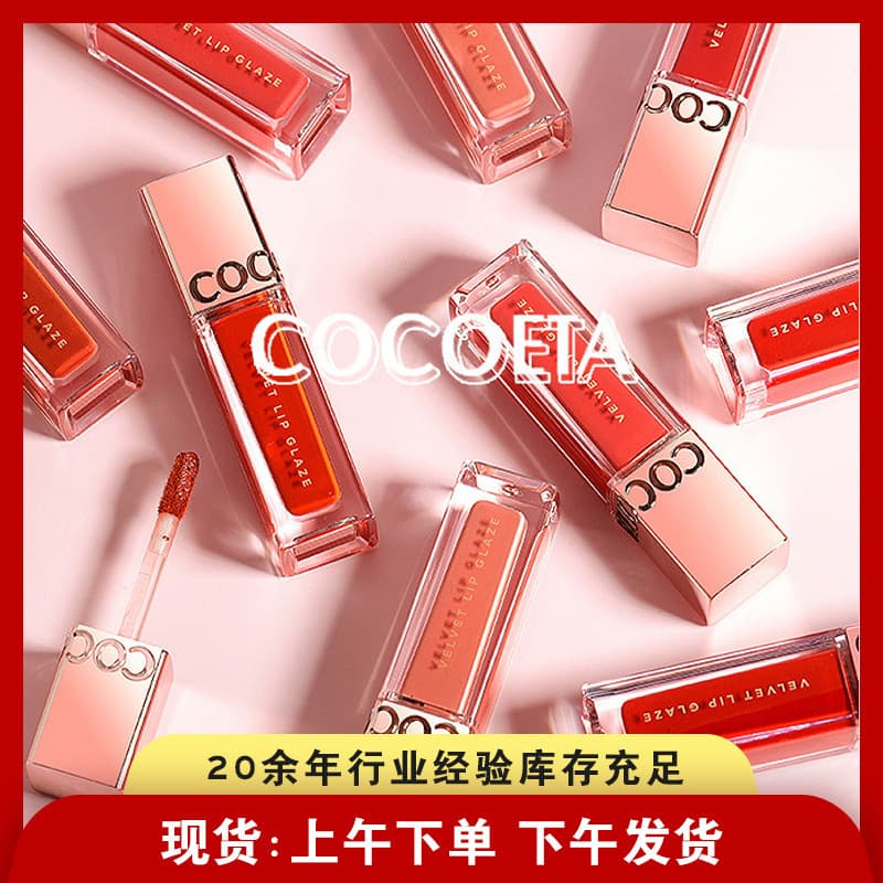 Light Kiss Diary Velvet Lip Gloss - Milk Coffee Matte Lip Color, Student Lip Mud 55