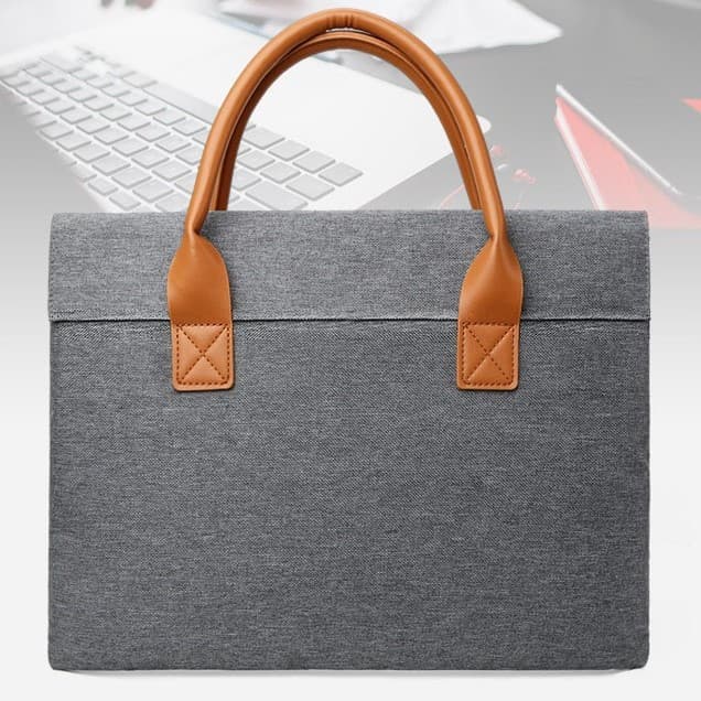 Cross-border New Fashion Laptop Handbag Business 15.6 Laptop Bag Lightweight Minimalist Men's Briefcase